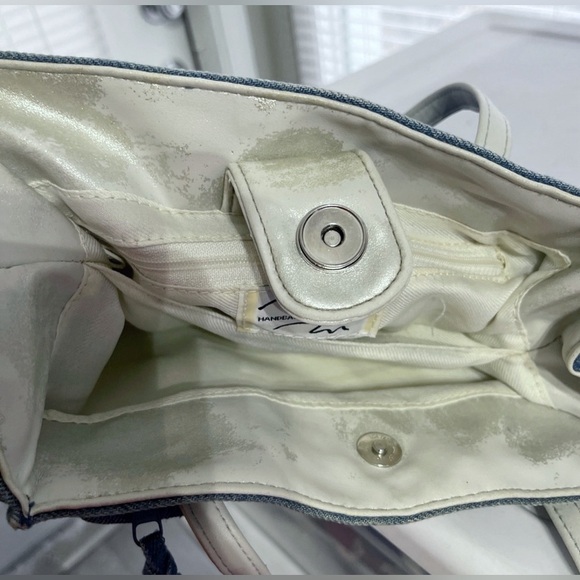 Marlo vintage denim tote bag rare unique - Picture 9 of 9